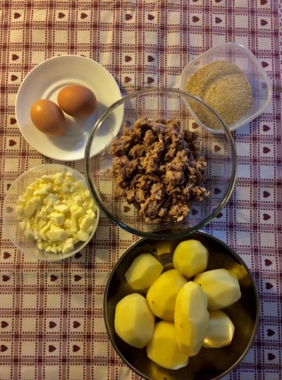 polpettone con tonno e patate