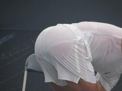 rafael nadal in wet white pretty much