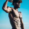 luca jojo ghanaian fitness model by photog