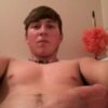 sexy aaron emmons in the tub with his huge cock