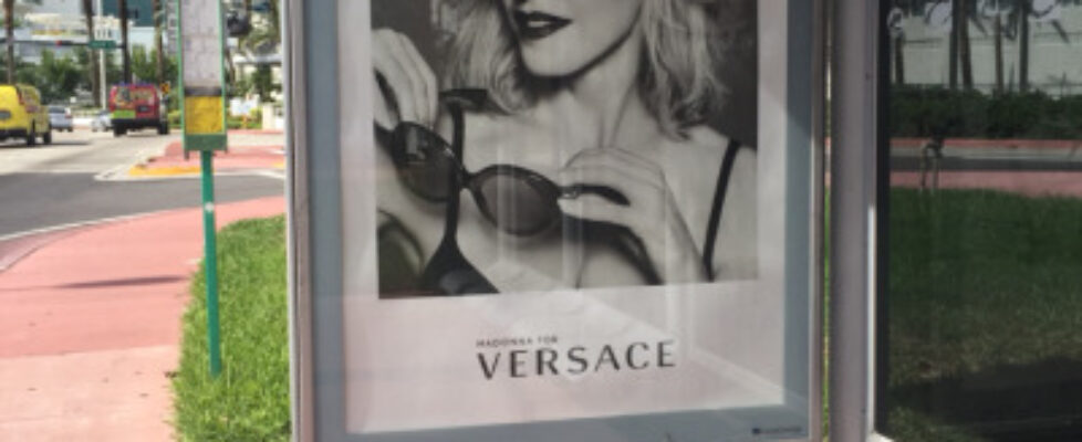 madonna for versace in miami