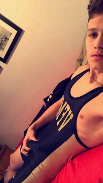 captured this college jock last week such a hot