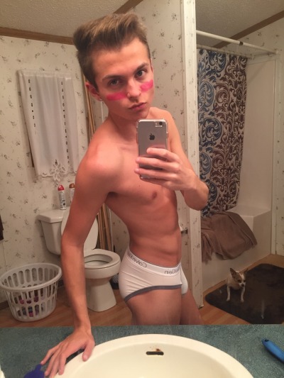 just a boy obsessed with taking selfies