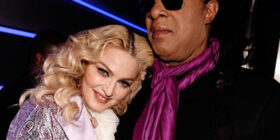 madonna stevie wonder backstage at the 2016