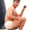 zac efron shows ass in underwear bends over