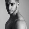 laith ashley in black and white