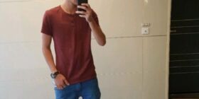 sexy fit guy with a beautiful cut cock