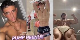 Compilation of muscle boys showing off