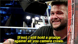 finn blames the constant camera crews for his