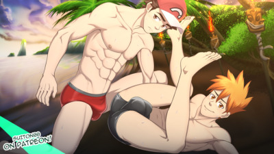 pokemon sm red x blue 3 i love how this one