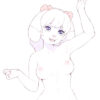 powfooo わんちゃんだ her ears have changed a little
