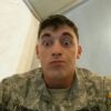 travis is a hot military stud who loves to show