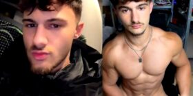 Hot tiktoker jerks off