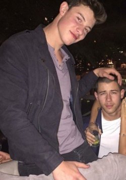 shawn mendes having fun with nick jonas