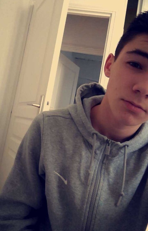 young straight french boy with nice abs and dick