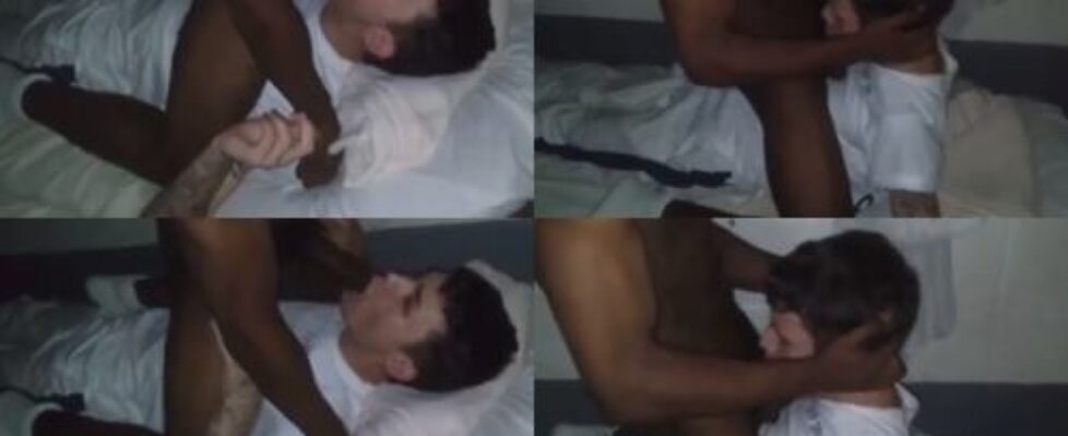 Young white guy gets face fucked on the floor in the night by bbc