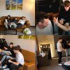 Three findom boys abuse of their sub