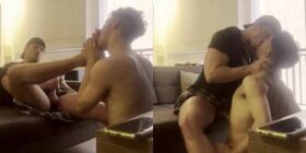 White trash guy dominating a twunk guilherme dope and marcelo russo