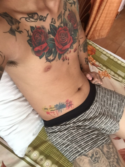 anh trai xăm trổ 100 note post clip ahihi okey