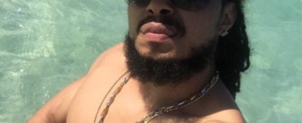dick out at the beach