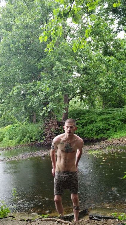 enjoying the outdoors