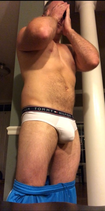 40 yr old dadbody and dick and big filled balls