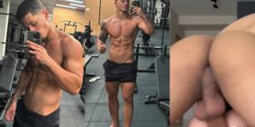 Alex mendes (alexwm10) fucks a sex toy