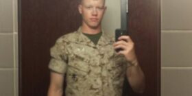 brandon is a sexy marine with a long cock and a