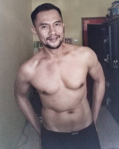 daddy tunjuk kote sblm cukur n slps cukur