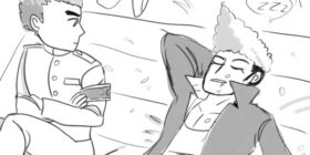 ishimoshi me drawing a horribly cute comic