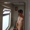 sexy israeli soldier gets naked on the train 20