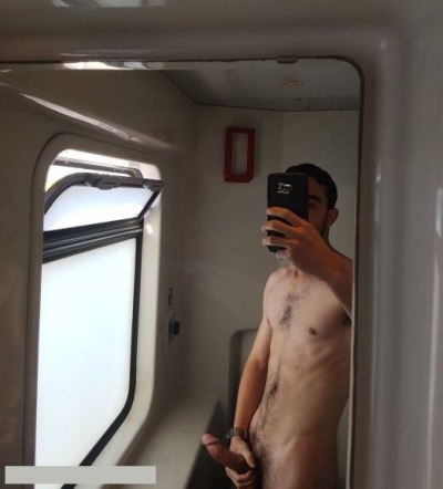 sexy israeli soldier gets naked on the train 20