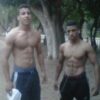 young moroccan lads showing off