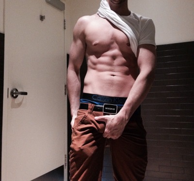 horny barista at work