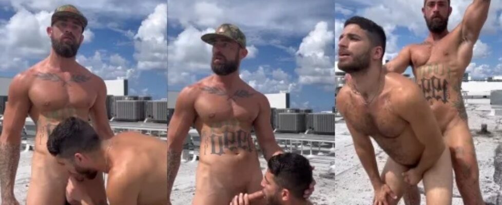 Lukerex fucking on the roof