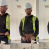 Clip of a construction worker showing off his massive cock