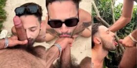 Igor lucios and milo galician cruising at gay beach