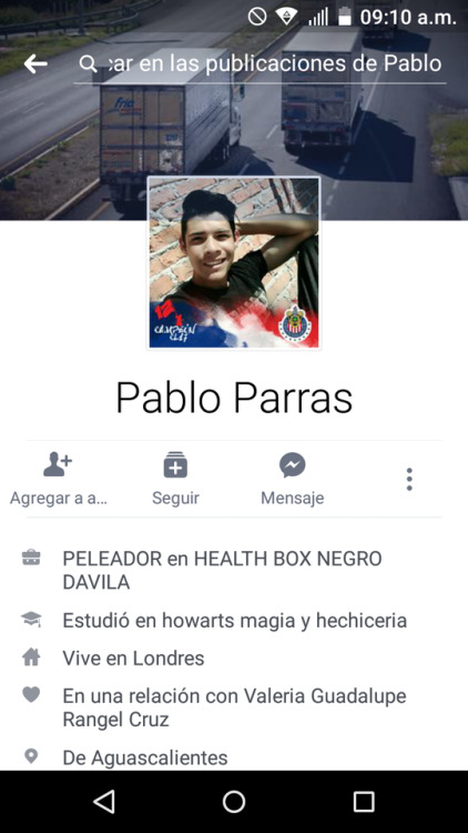 nuevamente este papasote cae aqui su facebook