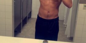 sexy jock with a thick dick and a bubble butt