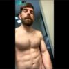 Showing off my muscular body and jerking my big dick till i cum john (bigboyplay)