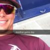 straight baseball player exposed