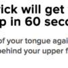 do this four times repeatedly and youll be out
