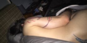 playing with my sleeping roommates ass i got two