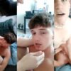 Twink gets fed cock