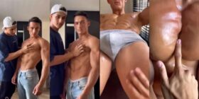 Levy van wilgen gets oiled and felt up by sepanta arya (hunksep)