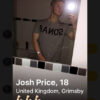 josh price 18 grimsby