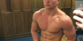 blond muscle guy